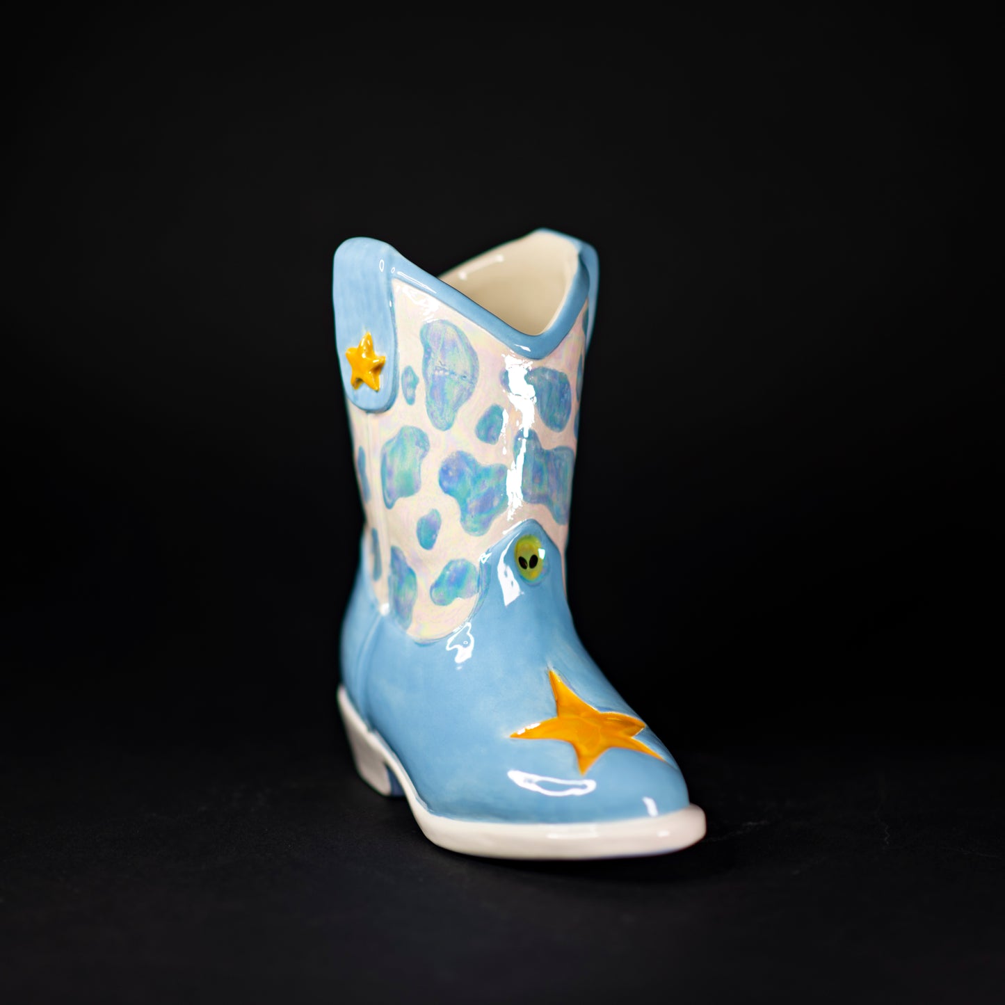 Blue Cowgirl Space boot