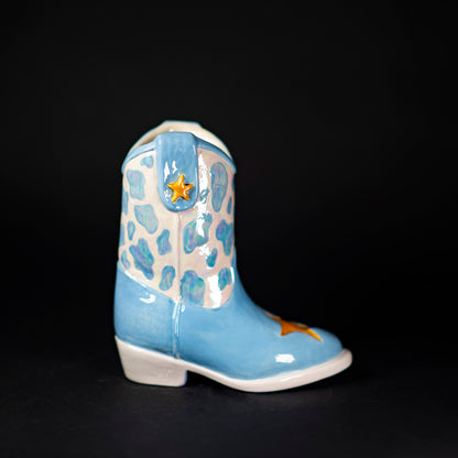 Blue Cowgirl Space boot