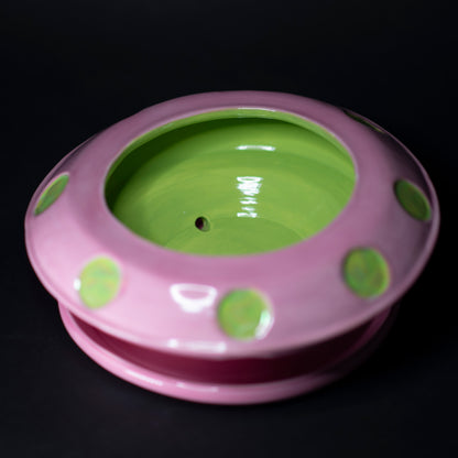 Pink UFO Planter